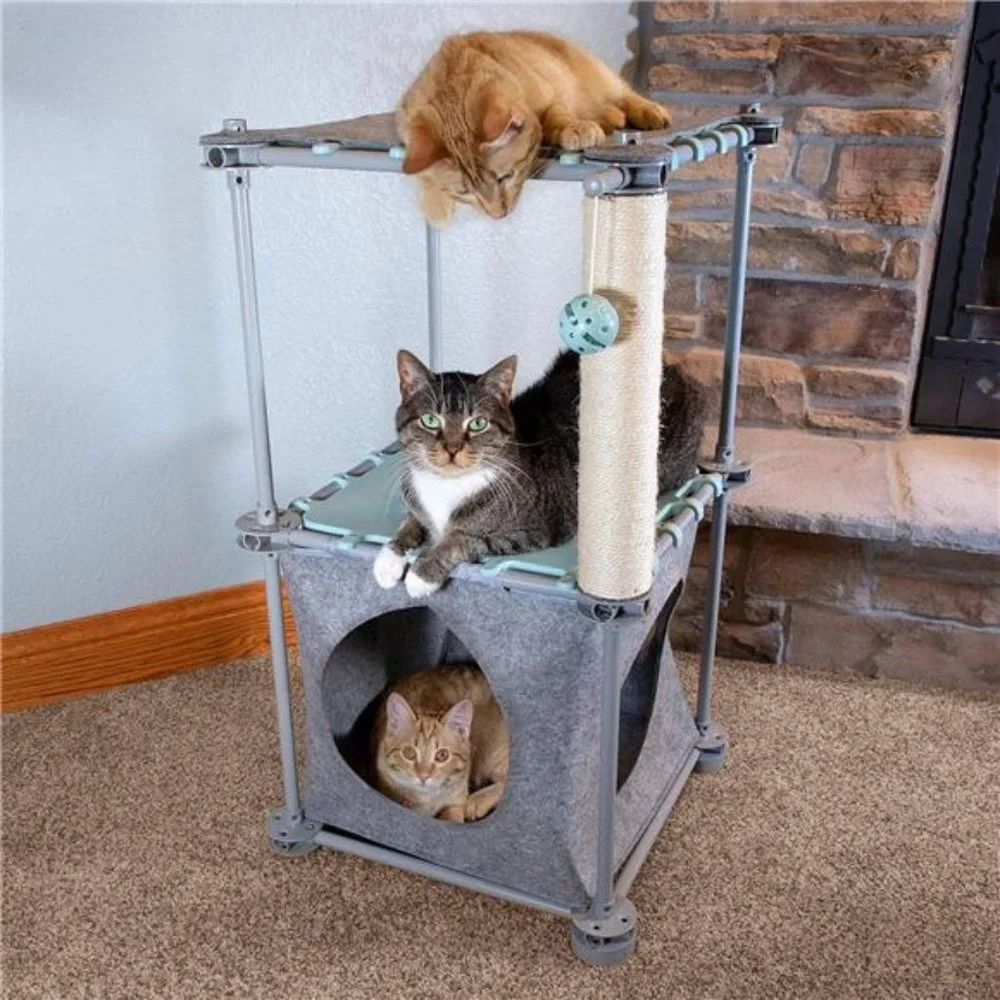 Kitty City Claw Mega Kit 2.0 Furniture, Cat Cushion, Cat Scratch